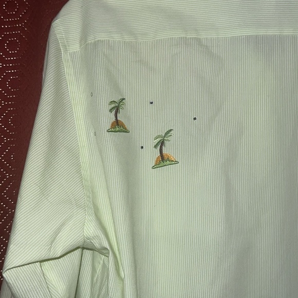 Mili Designs Palm Tree Hammock Embroidered Shirt PP - Picture 8 of 8